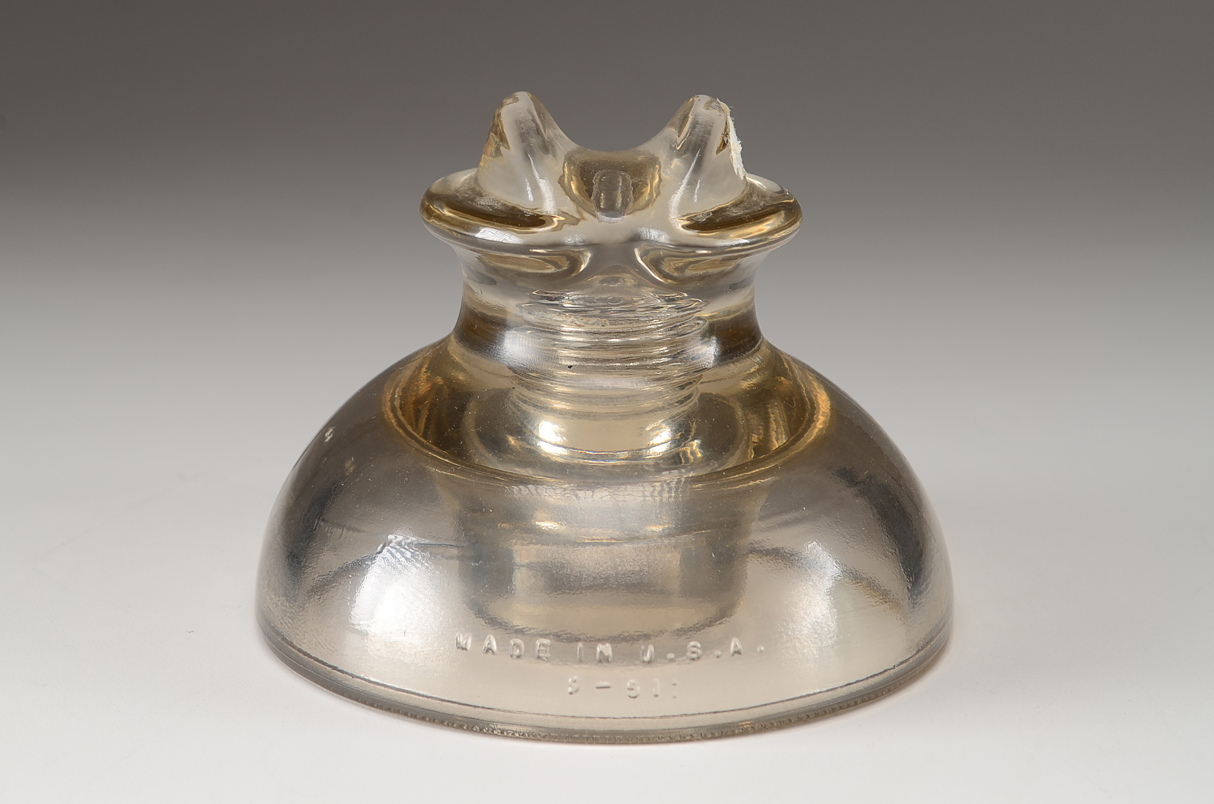 Pair of Large Glass Insulators