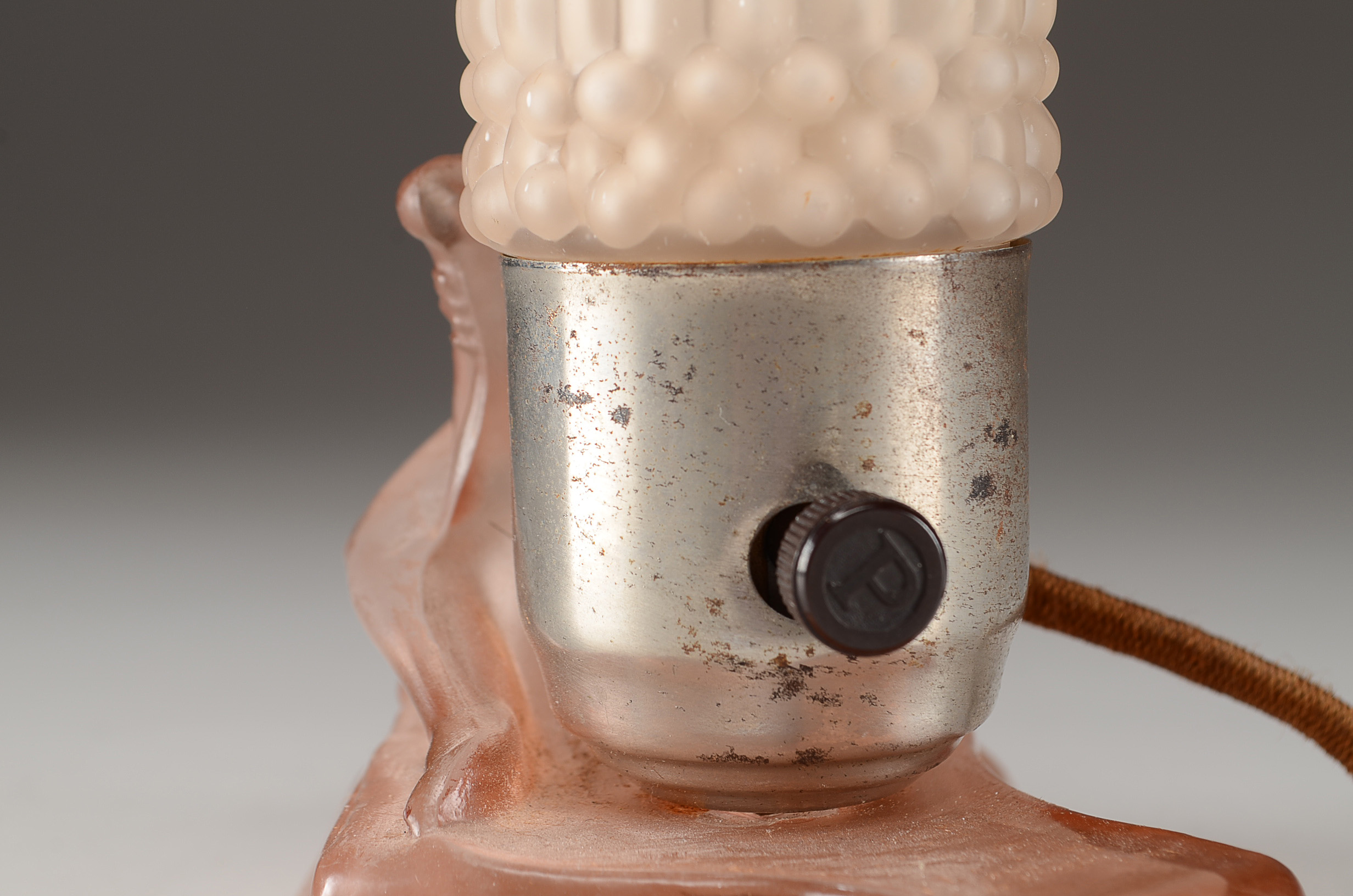 Desk Lamp with Angel and Tower