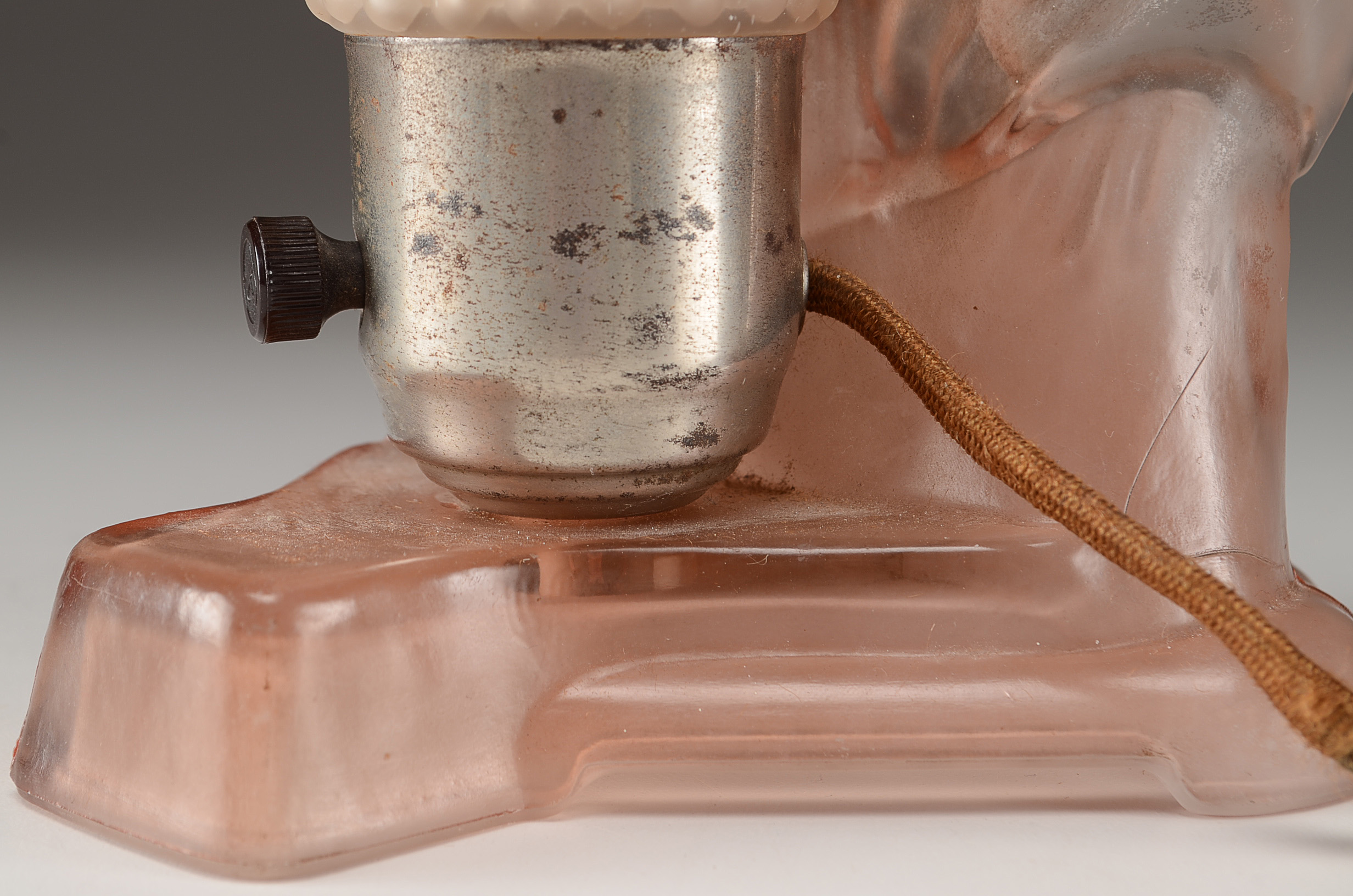 Desk Lamp with Angel and Tower