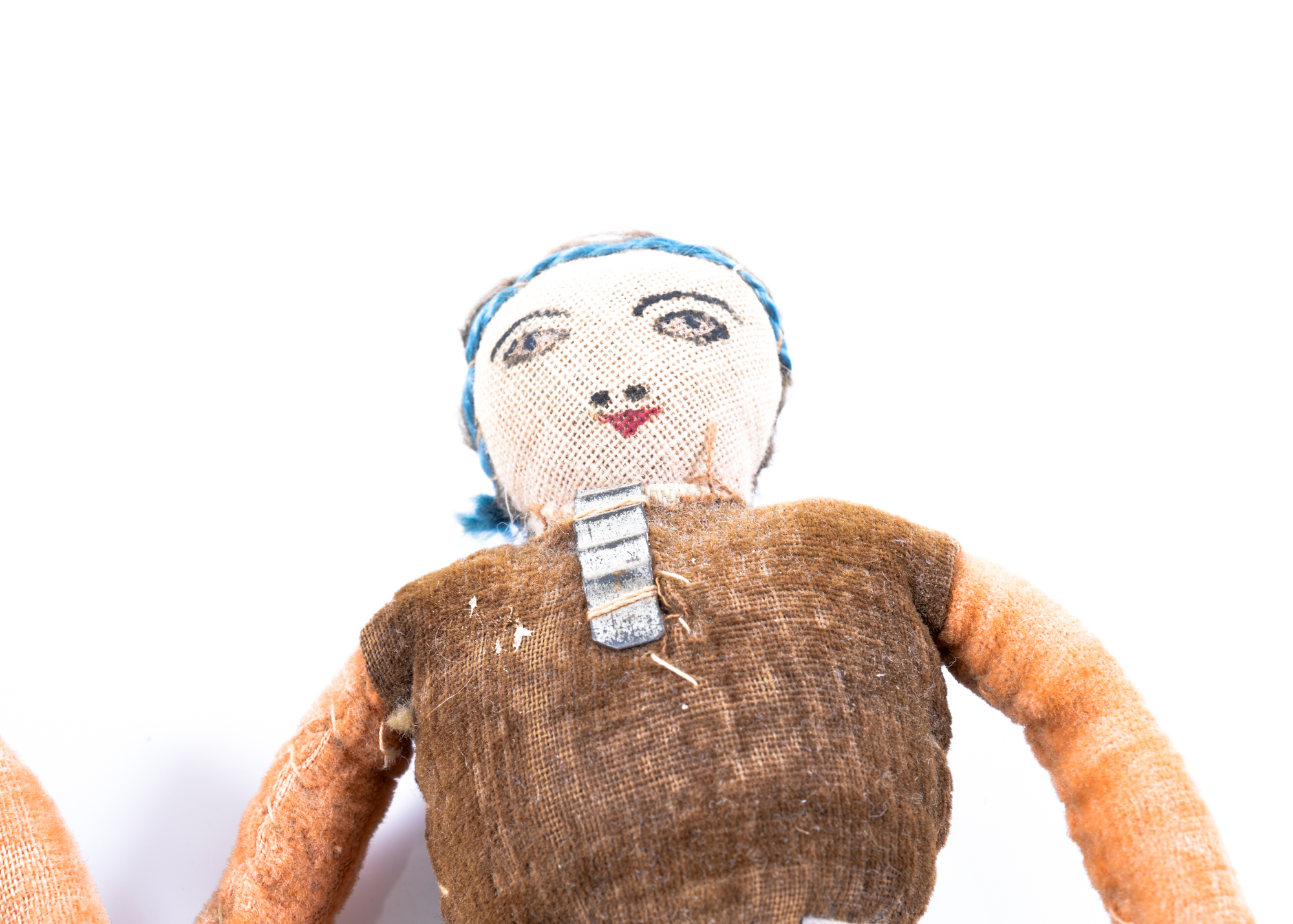 Vintage Native American Cloth Doll Couple