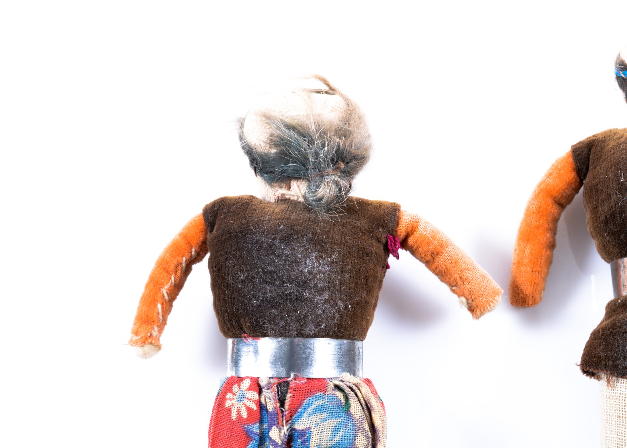 Vintage Native American Cloth Doll Couple