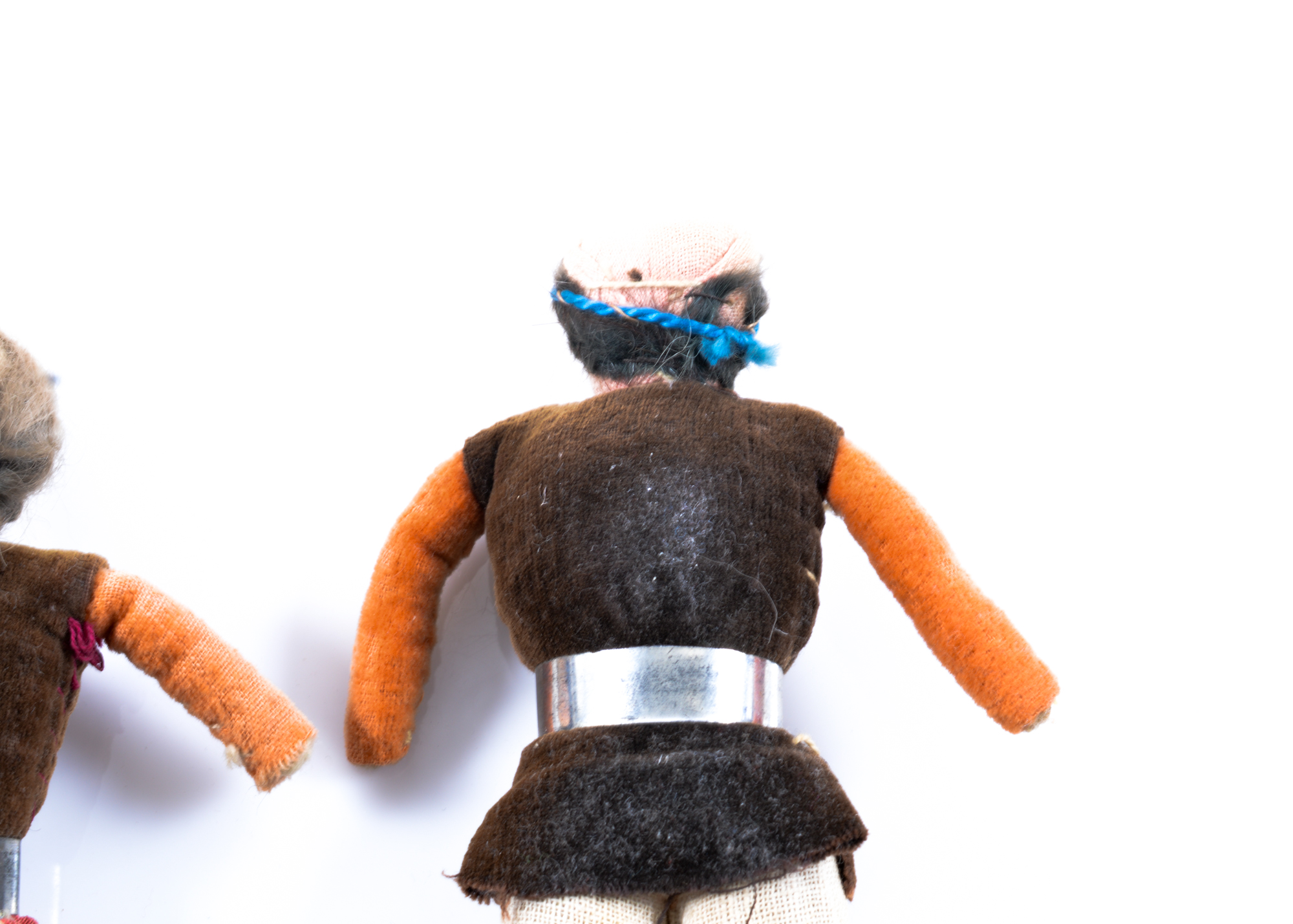 Vintage Native American Cloth Doll Couple