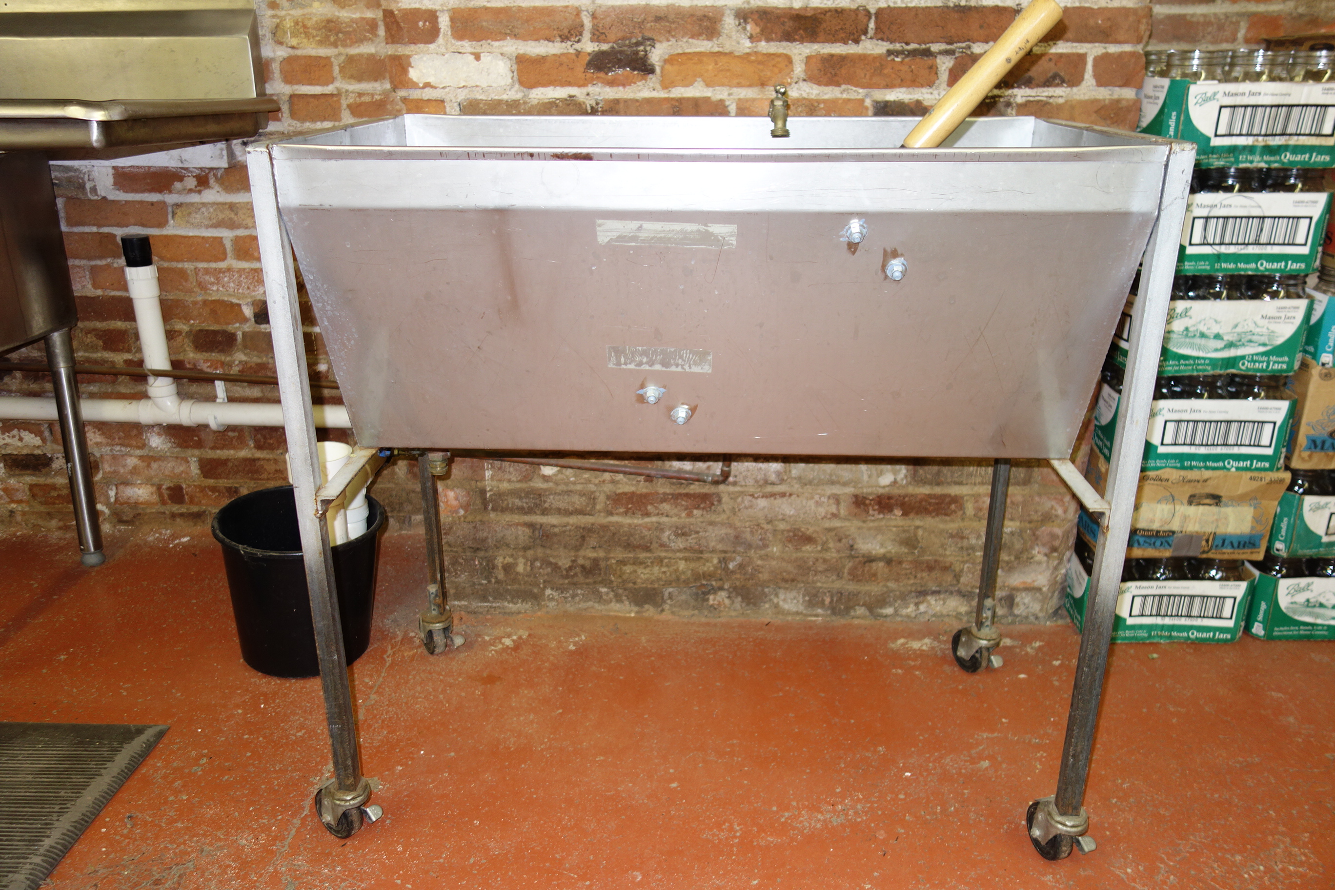 Stainless Steel Florist's Flower Cutting Sink