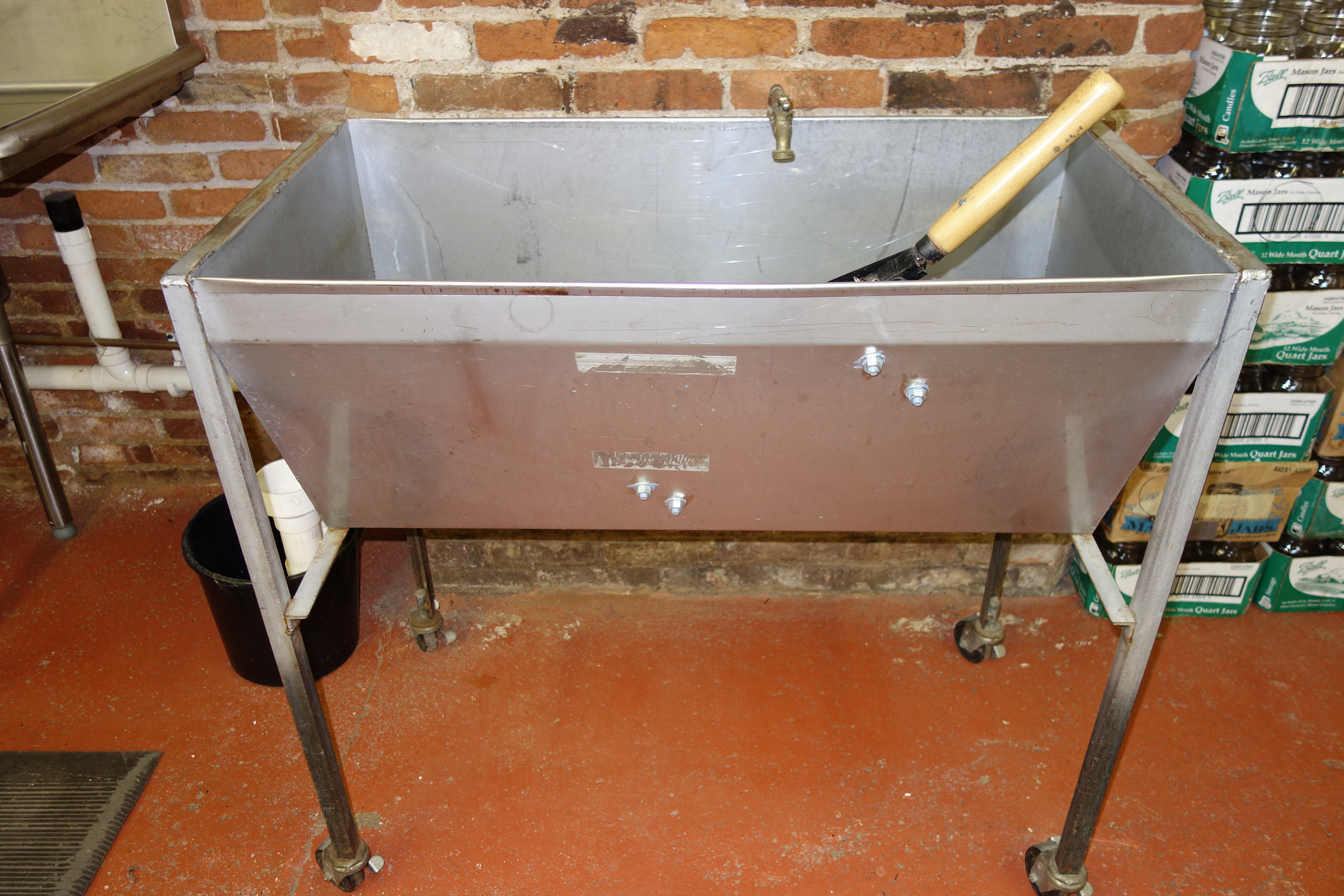Stainless Steel Florist's Flower Cutting Sink