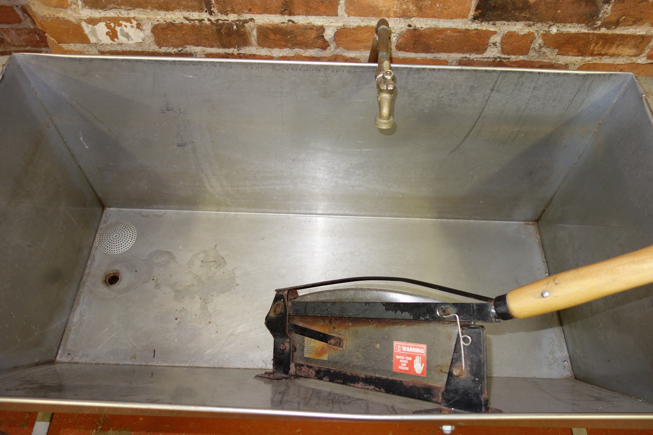 Stainless Steel Florist's Flower Cutting Sink