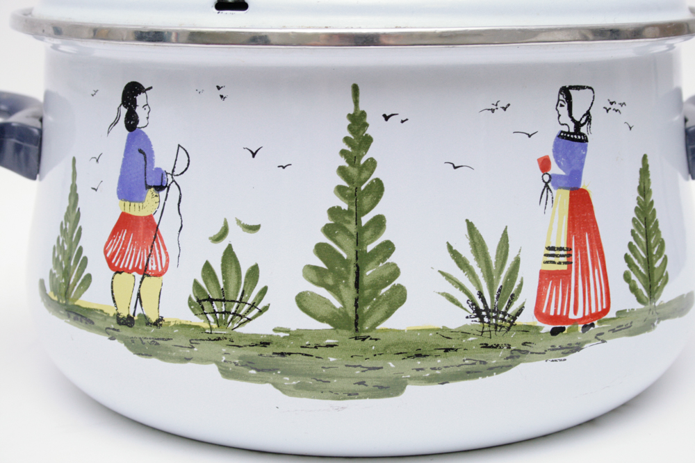 Quimper French Enamelware Assortment