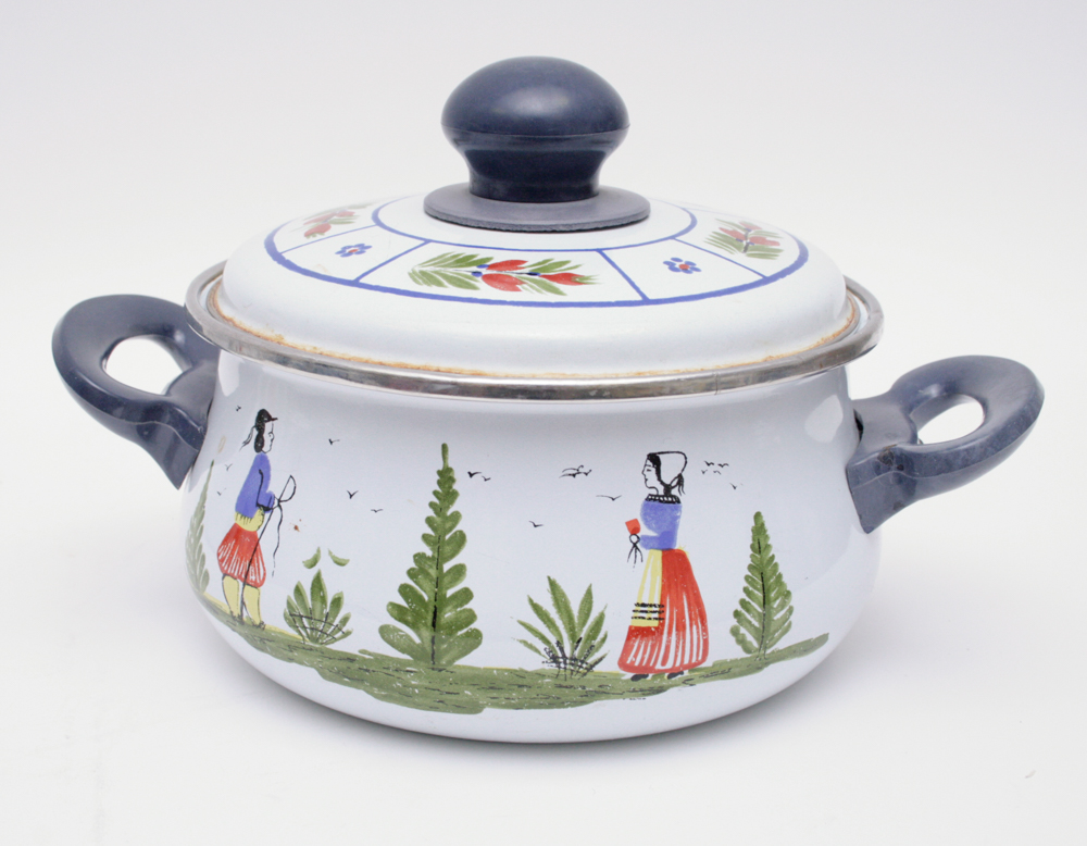 Quimper French Enamelware Assortment