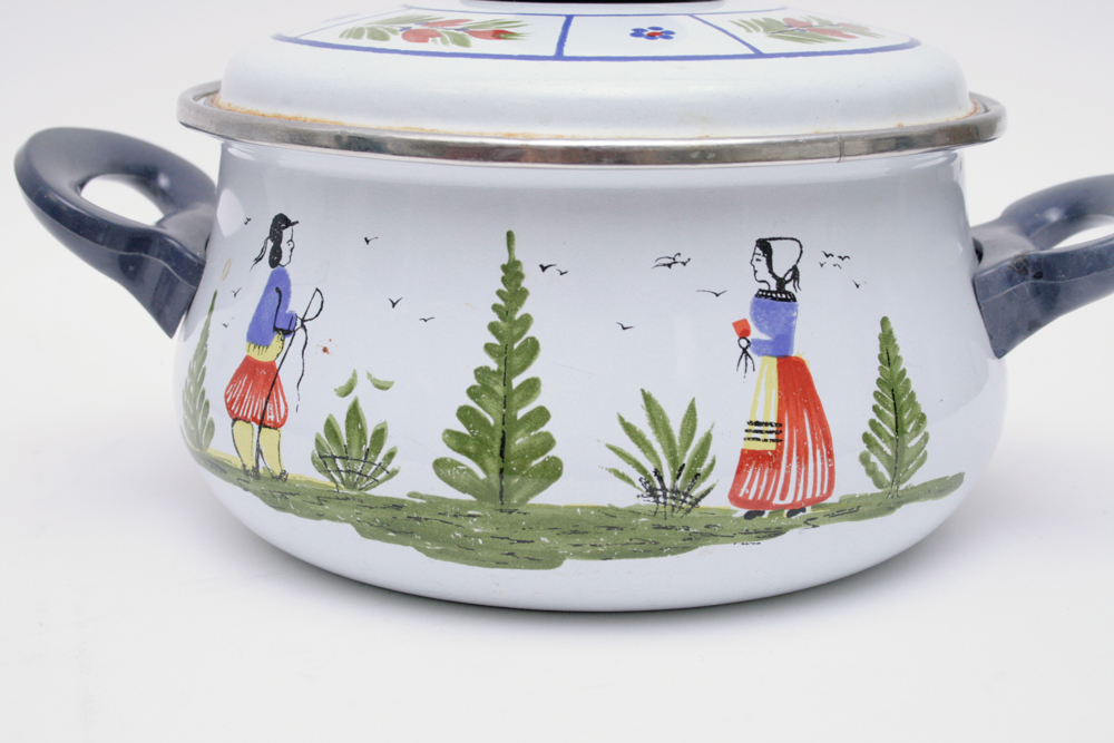 Quimper French Enamelware Assortment