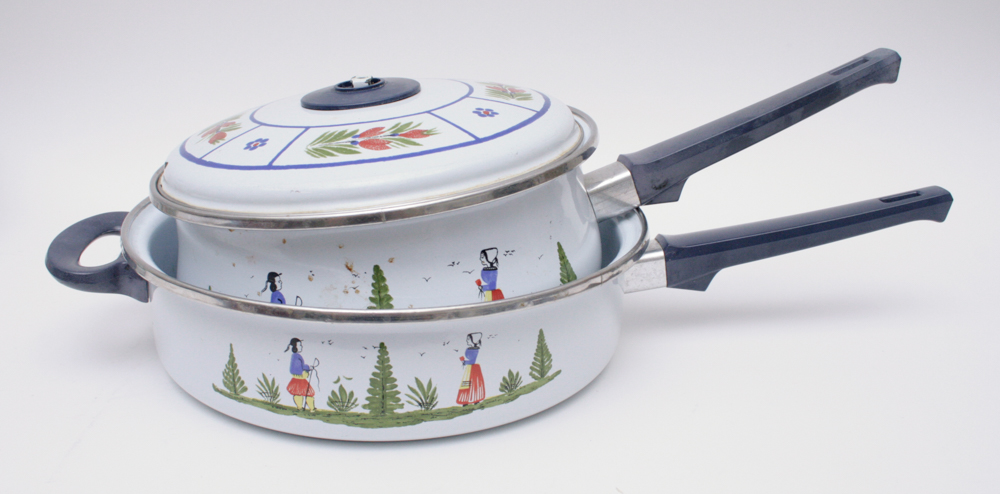 Quimper French Enamelware Assortment