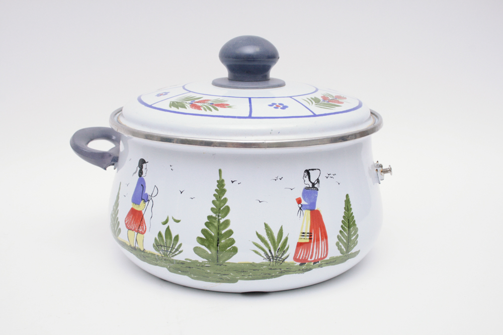 Quimper French Enamelware Assortment