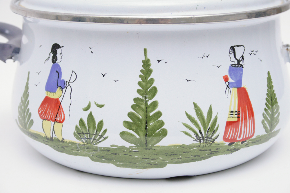 Quimper French Enamelware Assortment