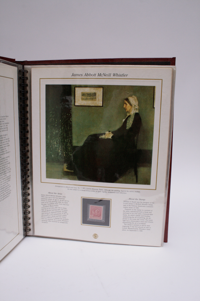 American Artist Stamp Panels Album