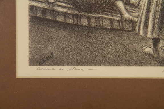 Saul "One Summer Night" Framed Drawing