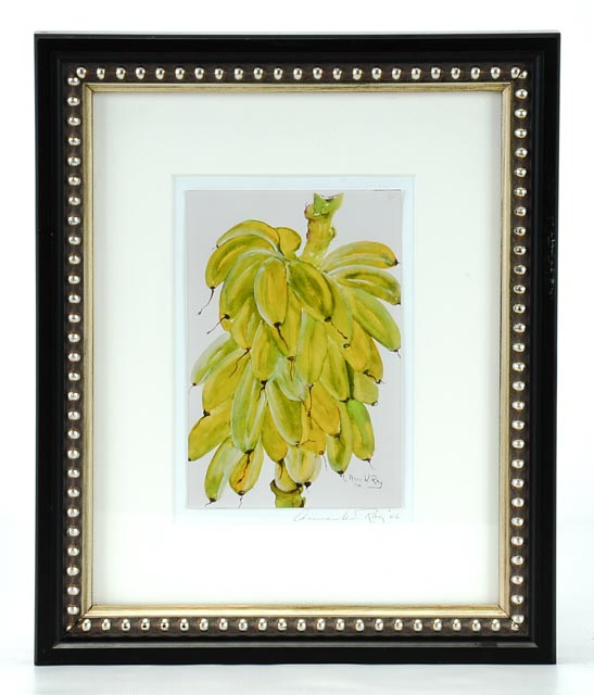Pair of Anne W. Ray Signed Tropical Watercolor Reproductions