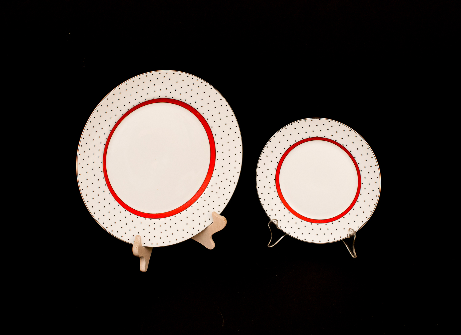 Fitz & Floyd Dotted Swiss Porcelain Dishware