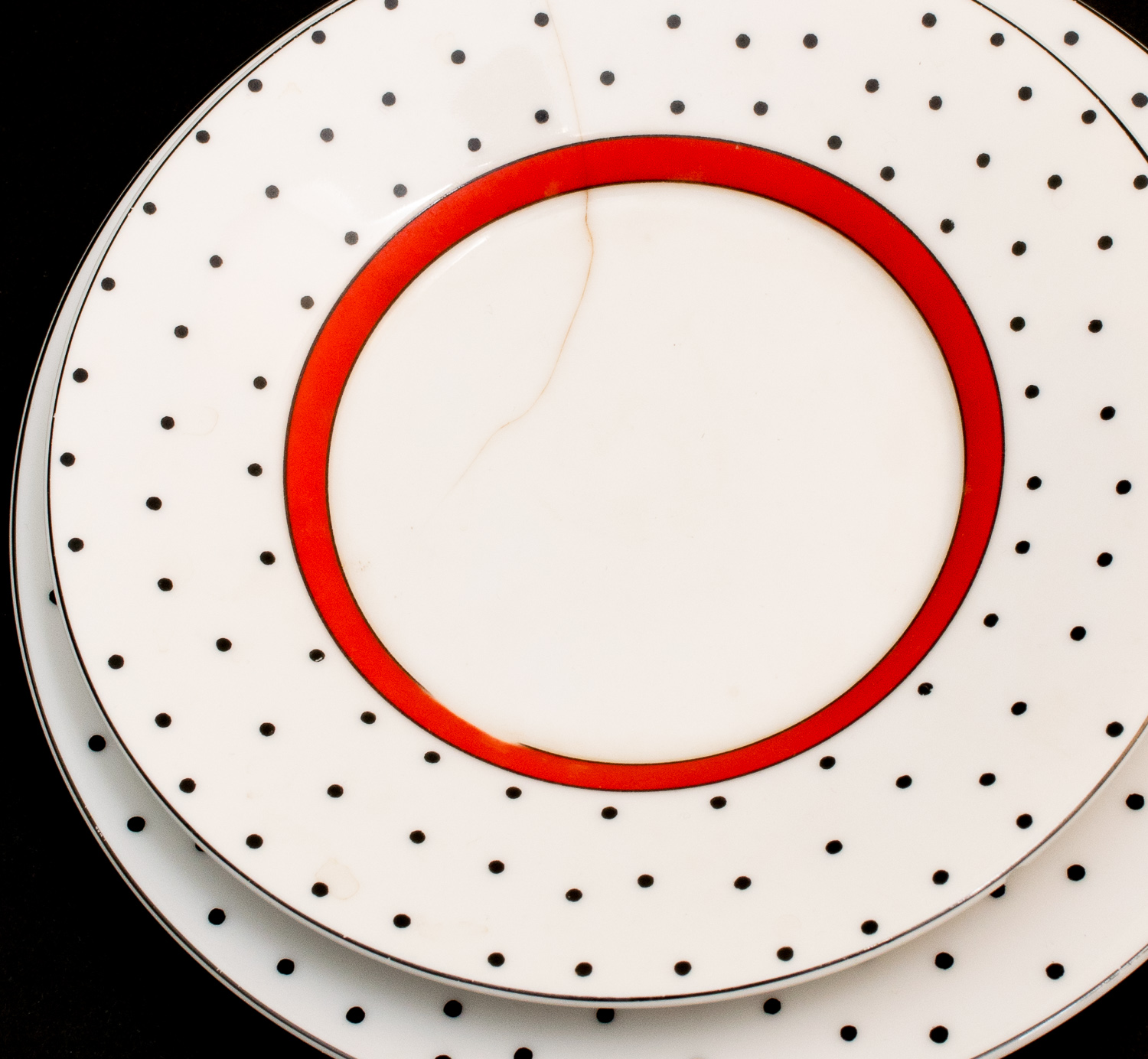 Fitz & Floyd Dotted Swiss Porcelain Dishware
