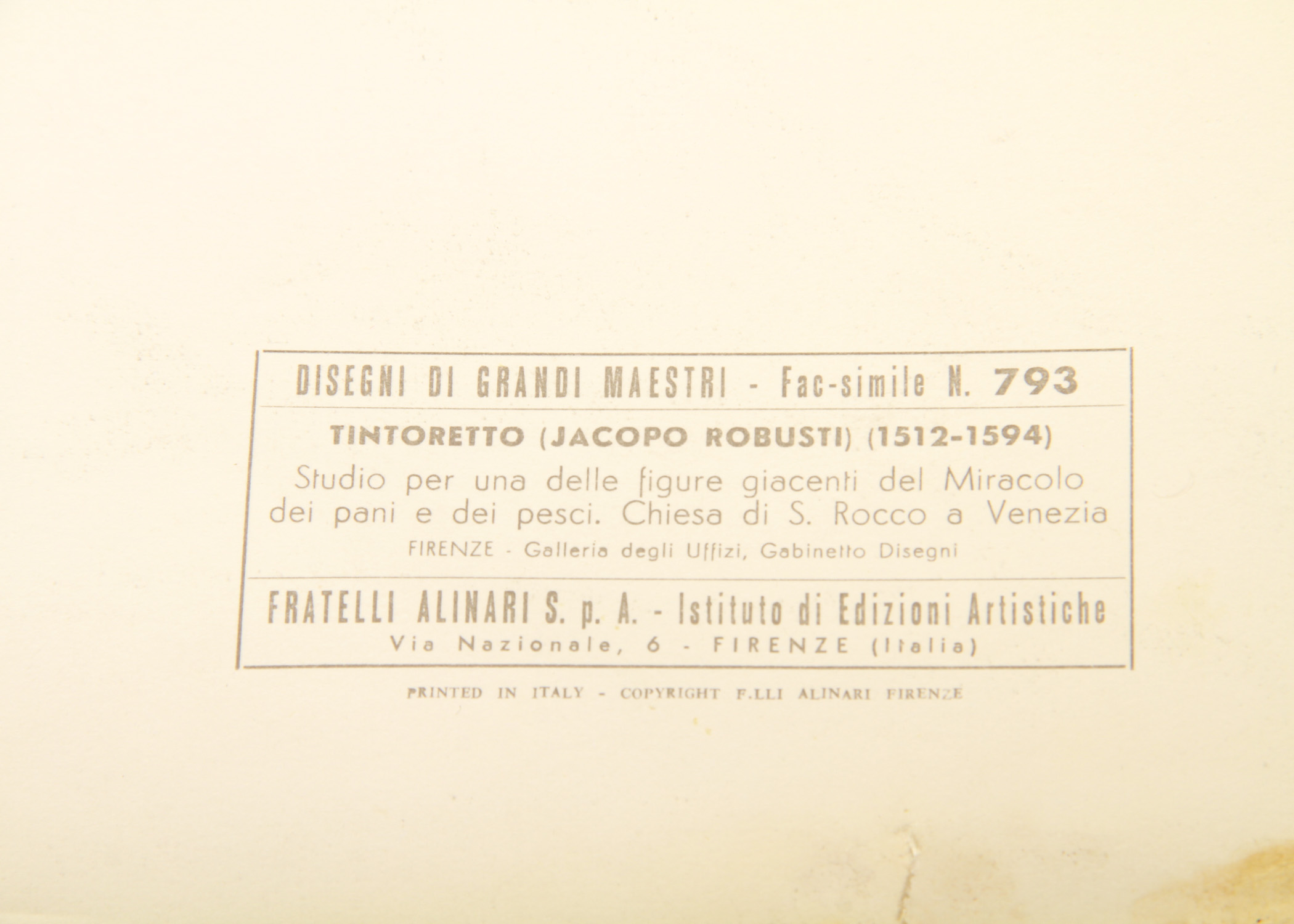 Collection of Vintage Fratelli Alinari Prints