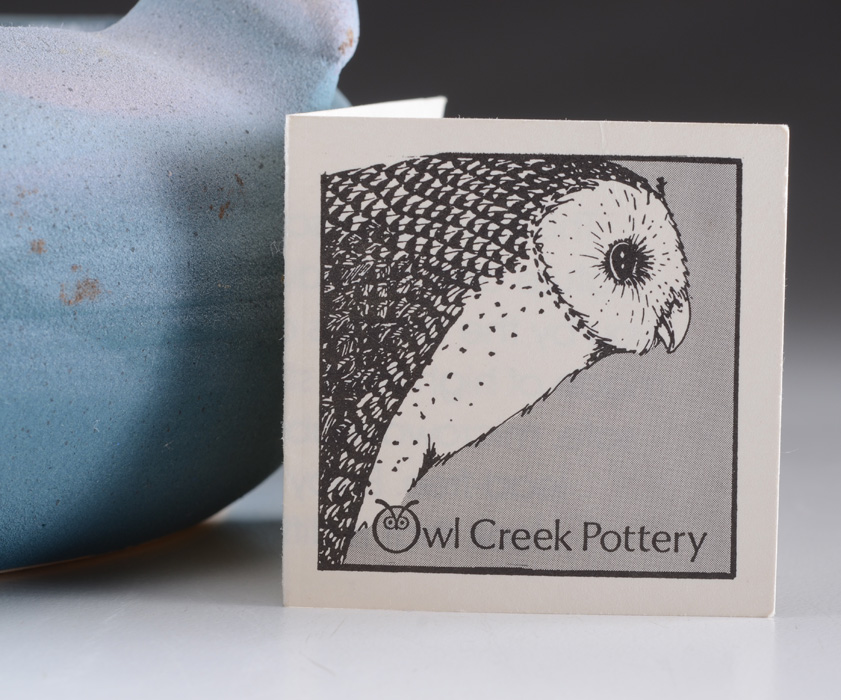 Owl Creek Pottery Artisan Dolphin Bowl