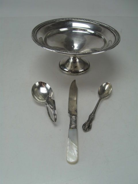 Variety of Vintage and Antique Weighted Sterling