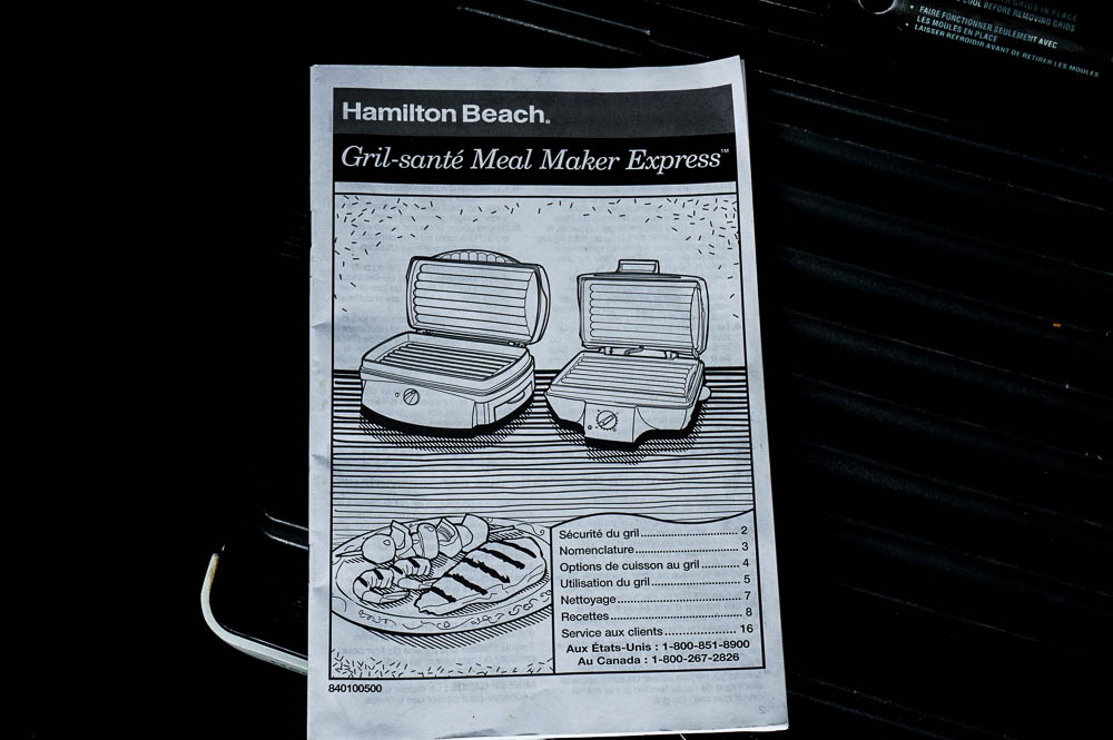 Hamilton Meal Maker Express Counter Top Grill