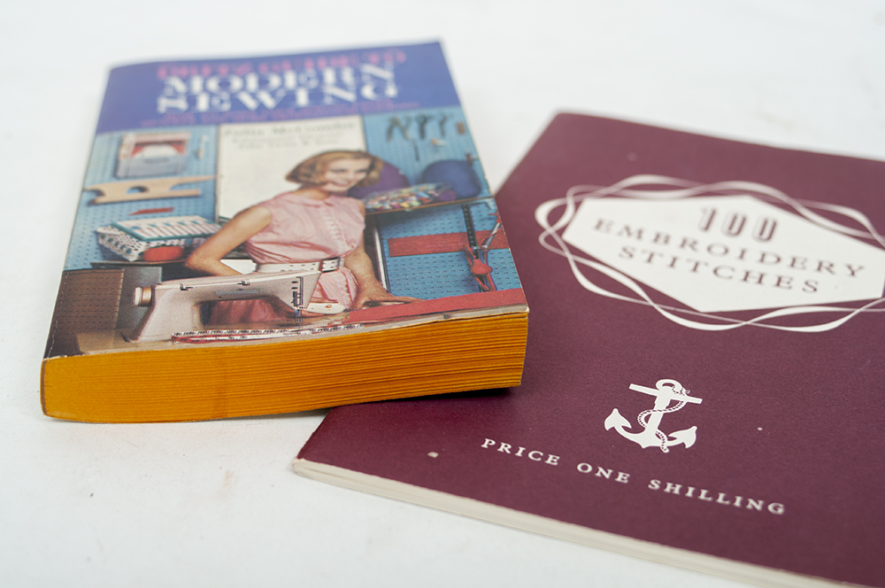 Vintage Sewing Books and Notions