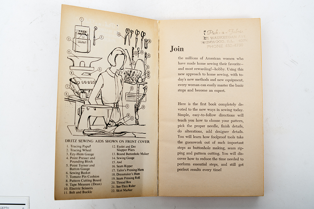 Vintage Sewing Books and Notions