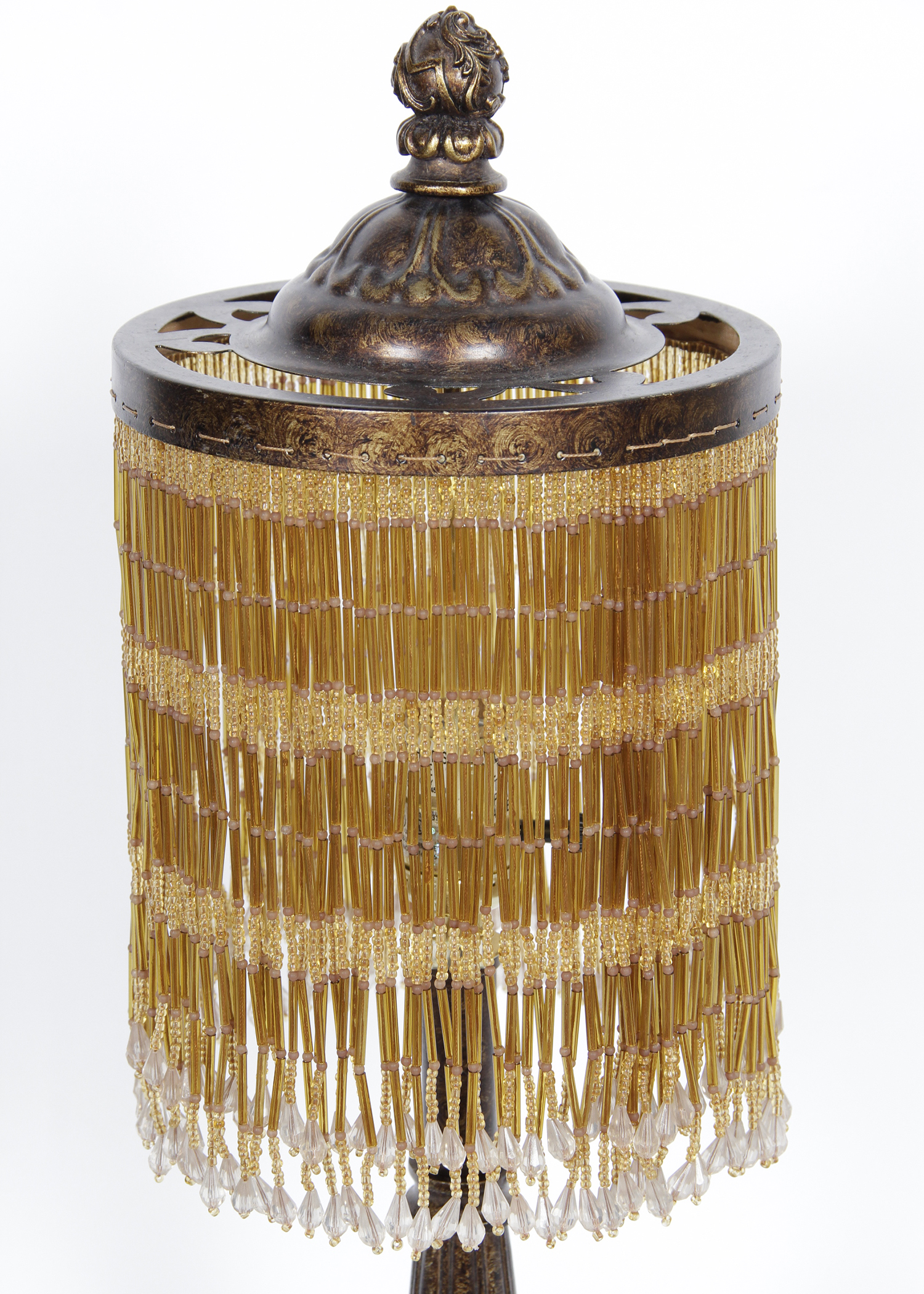 Vintage Beaded Table Lamp