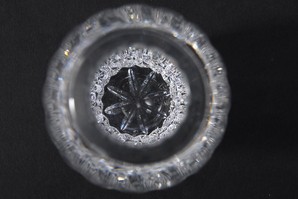 Trio of Small Waterford Crystal Vases