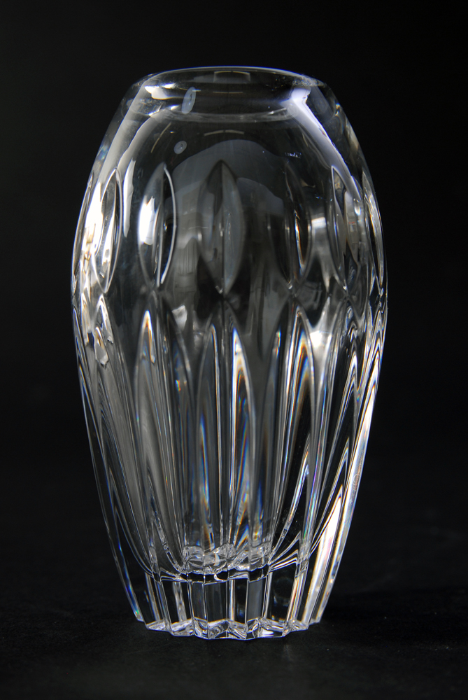 Trio of Small Waterford Crystal Vases