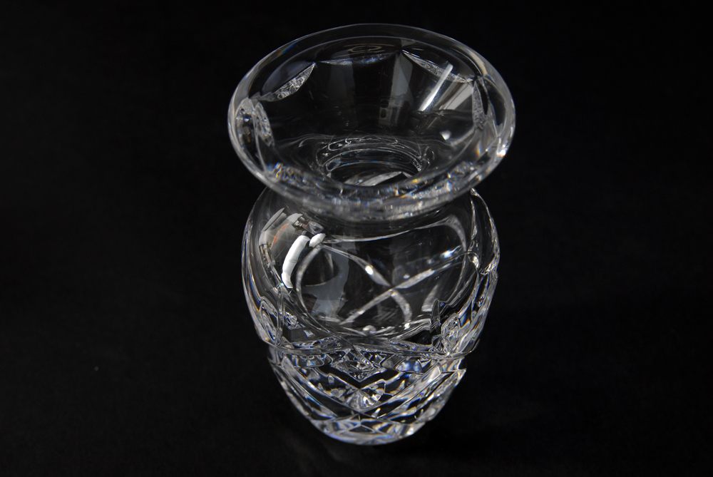 Trio of Small Waterford Crystal Vases