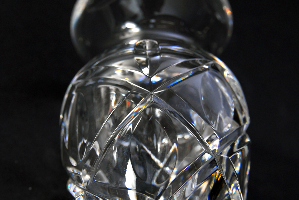 Trio of Small Waterford Crystal Vases