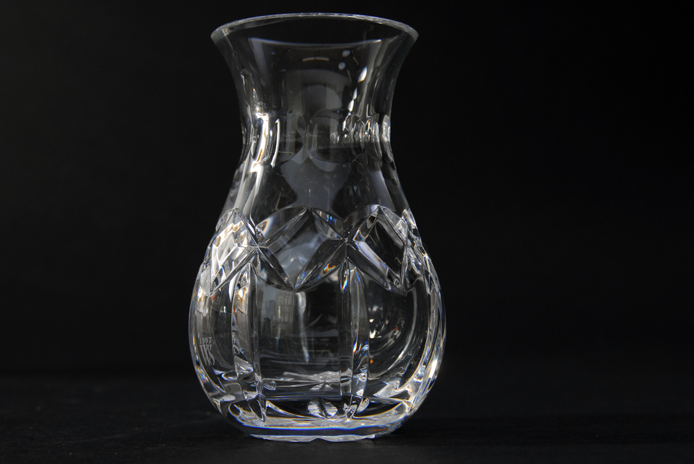Trio of Small Waterford Crystal Vases
