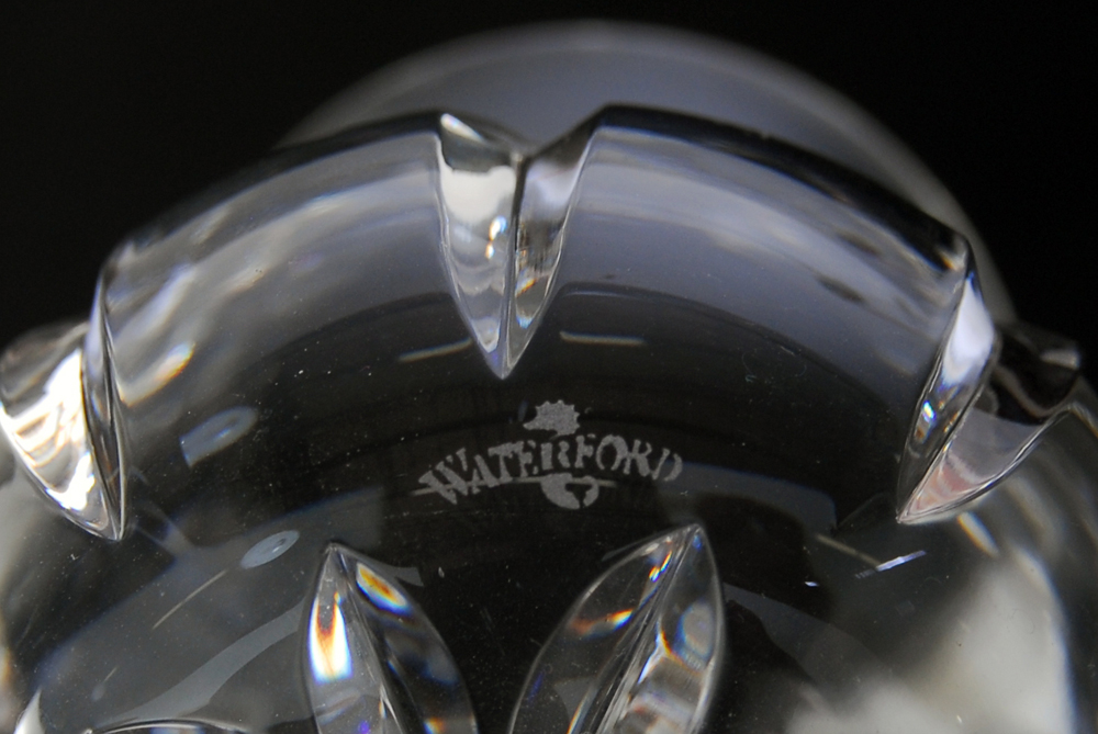 Trio of Small Waterford Crystal Vases