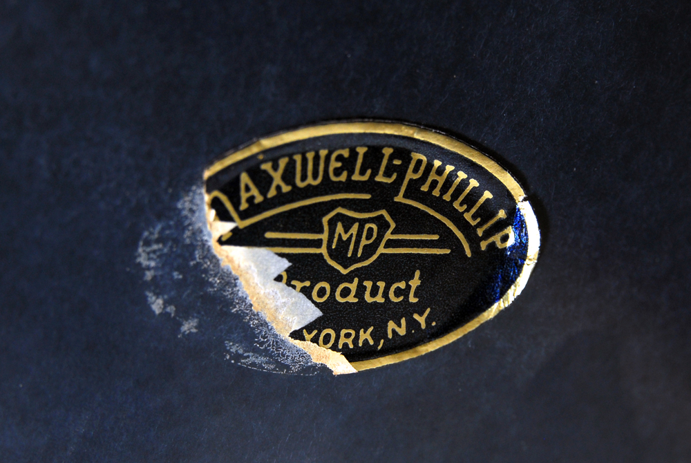 Maxwell Phillips Black and Brass Bar Cart