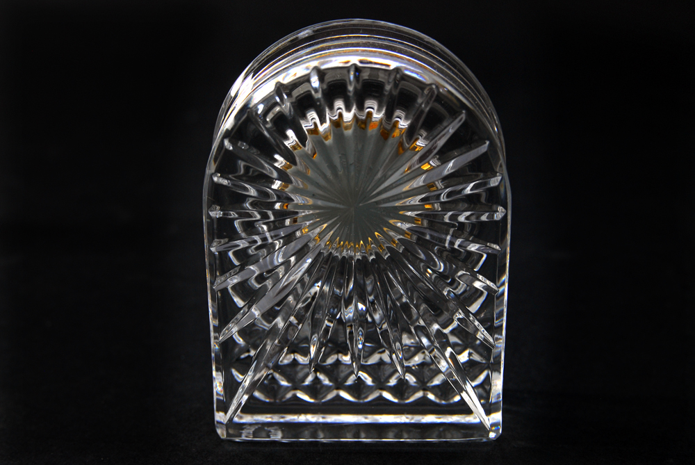 Pair of Waterford Crystal Desk Clocks