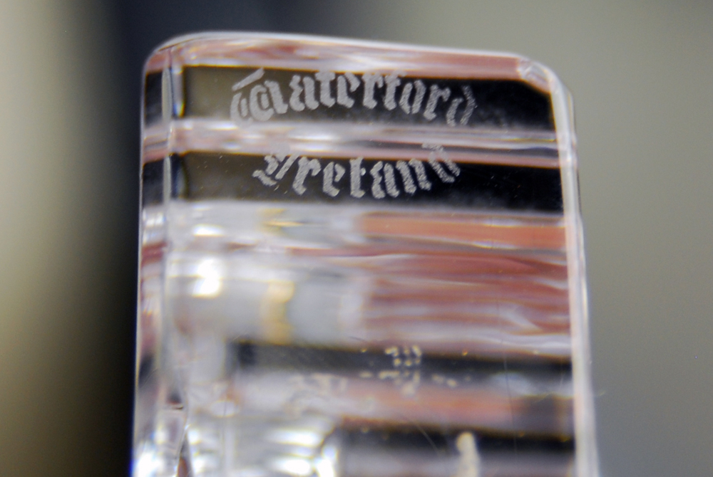 Pair of Waterford Crystal Desk Clocks