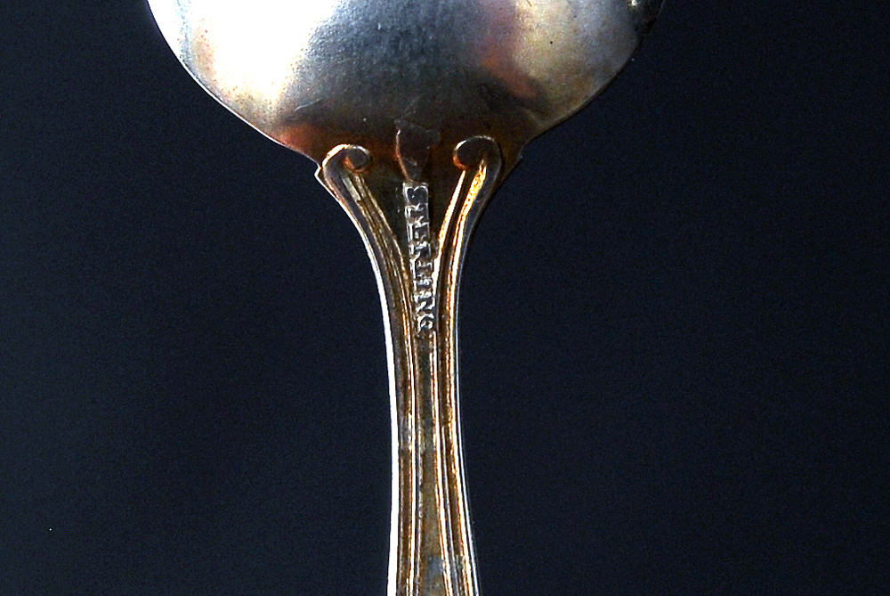 Set of Six Lenox Salt Dishes in Sterling Silver Holders