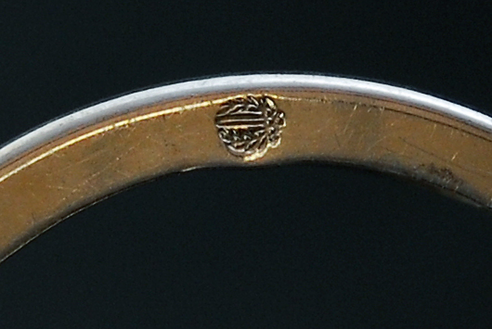 Set of Six Lenox Salt Dishes in Sterling Silver Holders