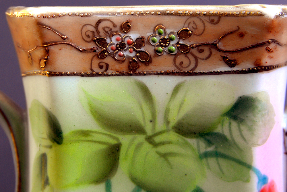 Imperial Nippon Double Handled Porcelain Vase