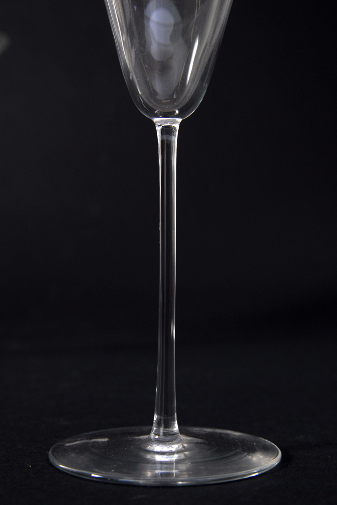 Set of Four Pre-War R. Lalique Hand Blown Glasses.