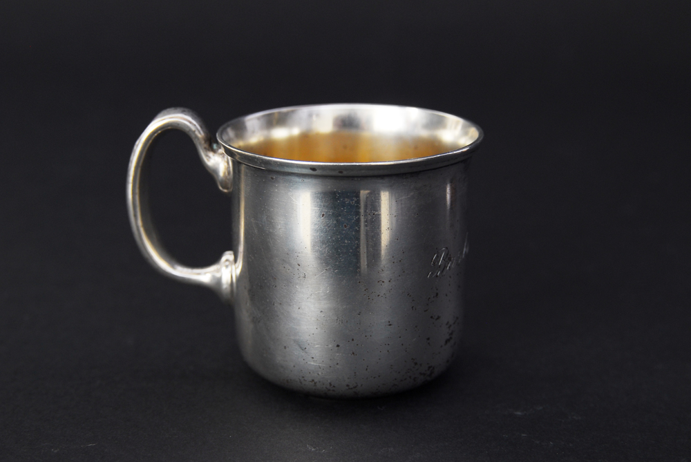 Sterling Silver and Copper Cups and Napkin Ring