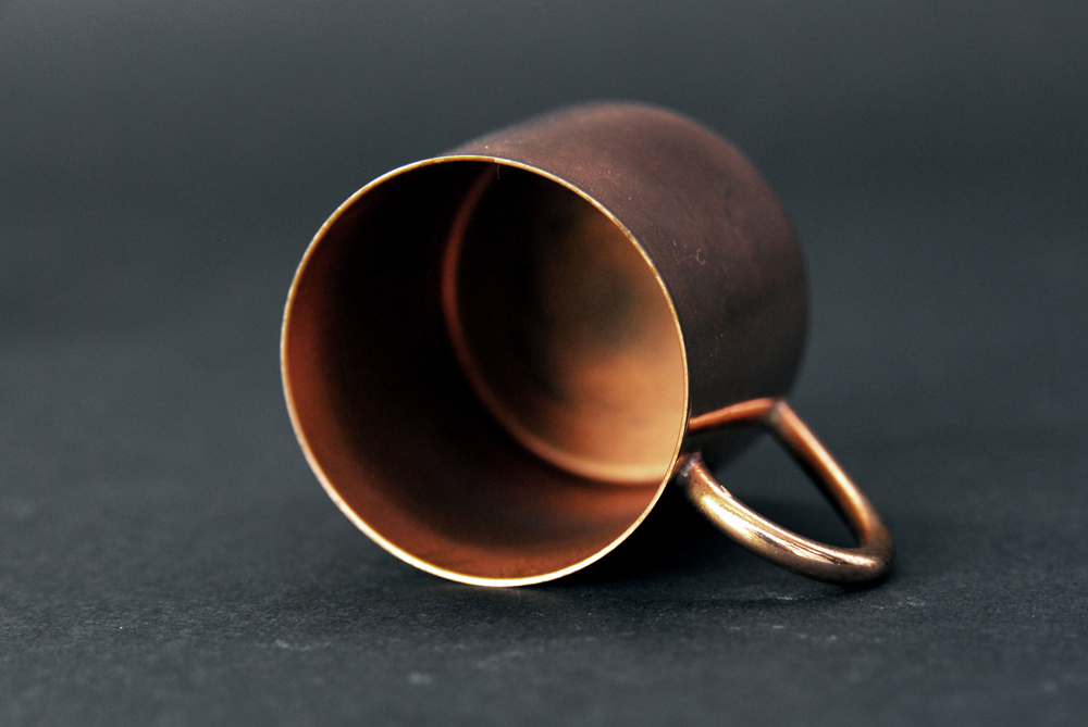 Sterling Silver and Copper Cups and Napkin Ring