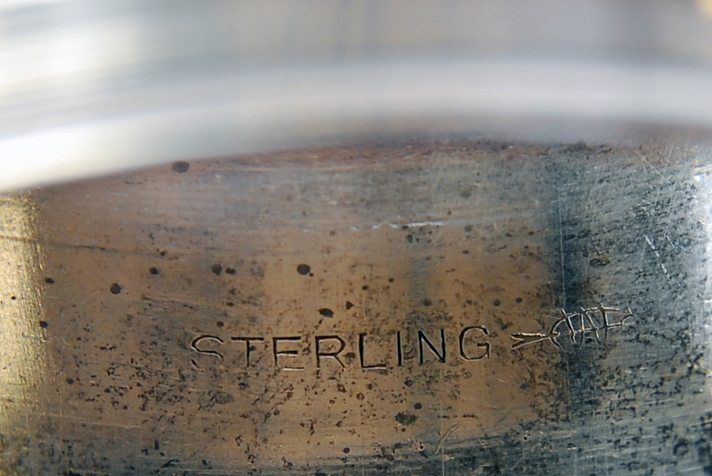 Sterling Silver and Copper Cups and Napkin Ring