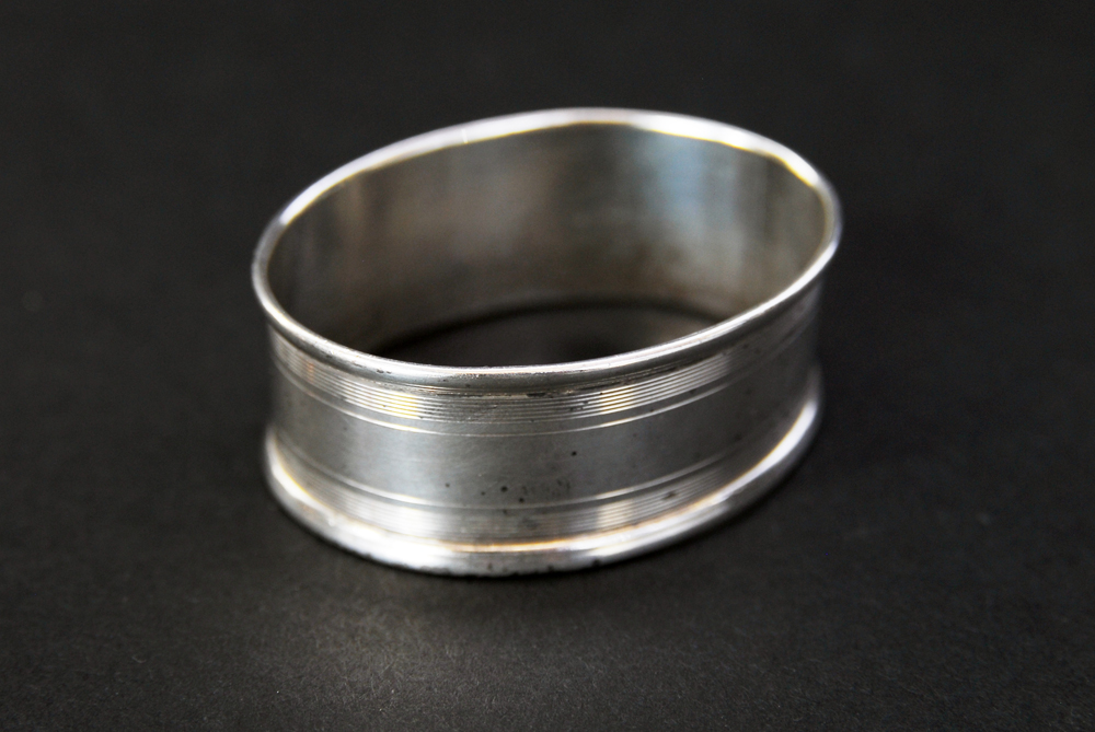 Sterling Silver and Copper Cups and Napkin Ring