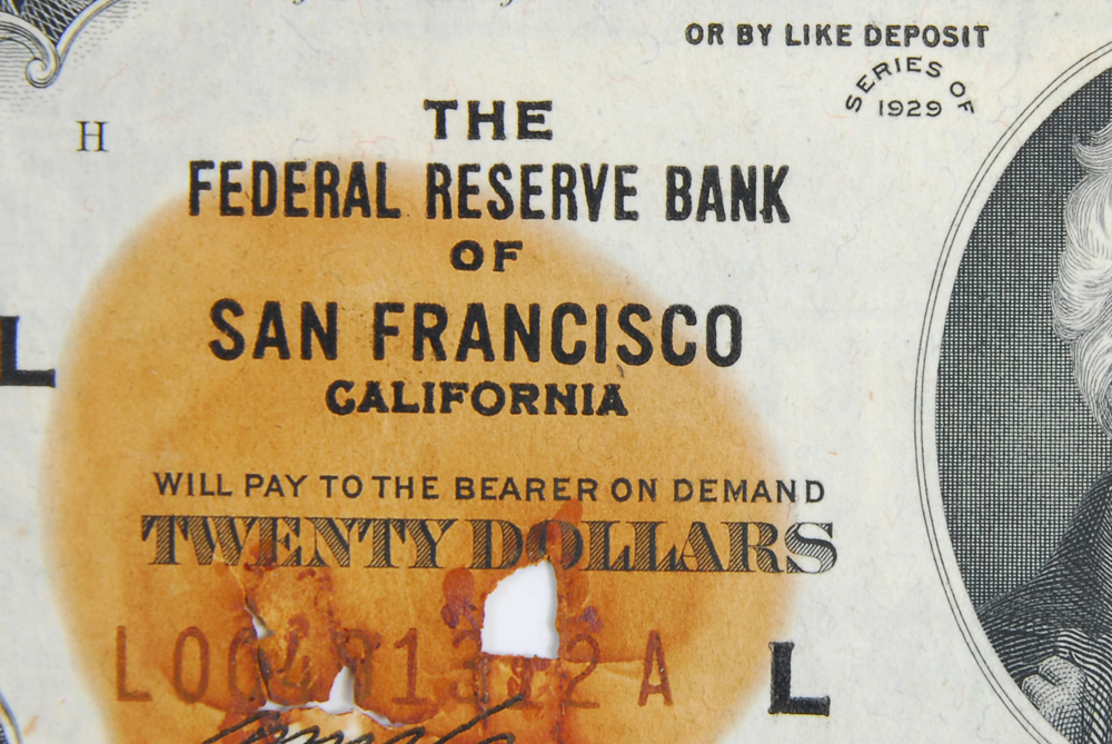 Pair of 1929 Twenty Dollar Bank Notes