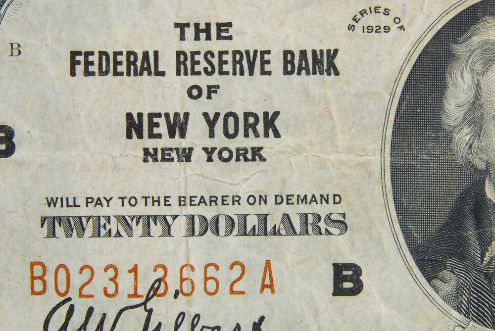 Pair of 1929 Twenty Dollar Bank Notes