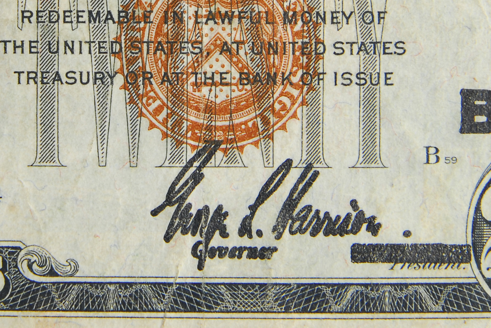 Pair of 1929 Twenty Dollar Bank Notes