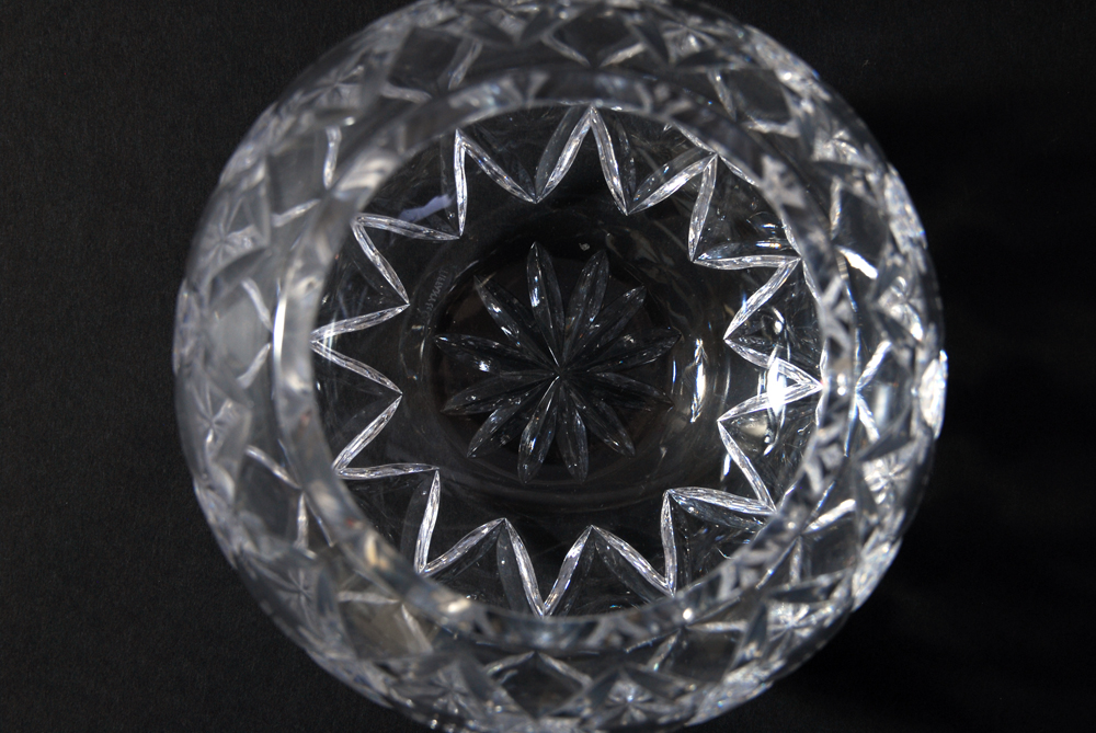 Tiffany and Co. Crystal Rose Bowl