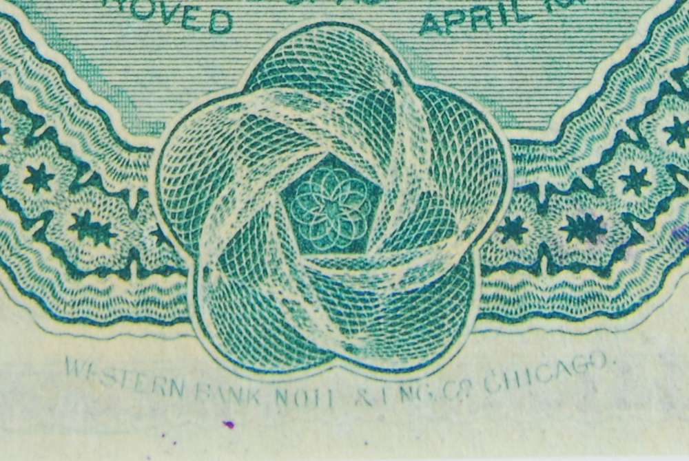 1874 Louisina Five Dollar Bond Bill