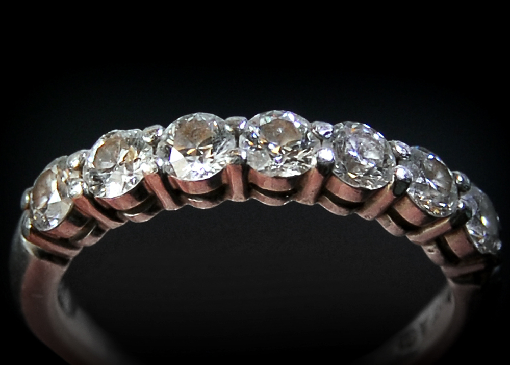 Tiffany & Co. Platinum Diamond Ring Band